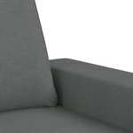 vidaXL Ensemble de canapés 4 Pièces gris foncé tissu