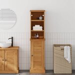 vidaXL Ensemble de mobilier de salle de bain avec étagère 2 Pièces
