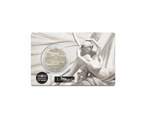Musée du Louvre - L'Amour et Psyché à demi couchée - Monnaie de 2€ commémorative