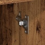vidaXL Armoire de rangement marron Bois ancien Bois d'ingénierie