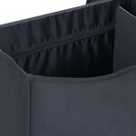 vidaXL Sac de vélo simple pour porte-bagages étanche 21 L Noir