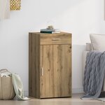 Buffet vidaXL en chêne artisan 30x42 5x93 cm en bois d'ingénierie