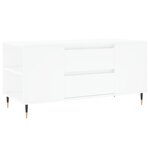 vidaXL Table basse blanc 102x44 5x50 cm bois d'ingénierie