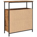vidaXL Buffet vieux bois 70x30x80 cm bois d'ingénierie