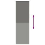 vidaXL Store enrouleur occultant largeur du tissu 70 7 cm polyester