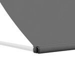vidaXL Auvent Gris clair 400 x 150 cm