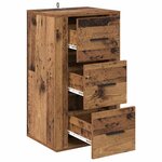 vidaXL Buffet Bois ancien 40 x 33 x 70 cm Bois d'ingénierie