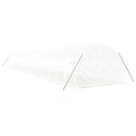 vidaXL Serre avec cadre en acier blanc 60 m² 20x3x2 m