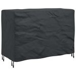 vidaXL Housse pour meubles Uni Noir 140 x 70 x 90 cm 420D