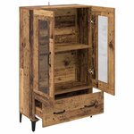 vidaXL Haut Armoire avec tiroir Bois Ancien 70 x 31 x 115 cm