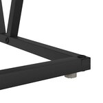 vidaXL Table basse Chêne noir 100 x 50 x 40 cm