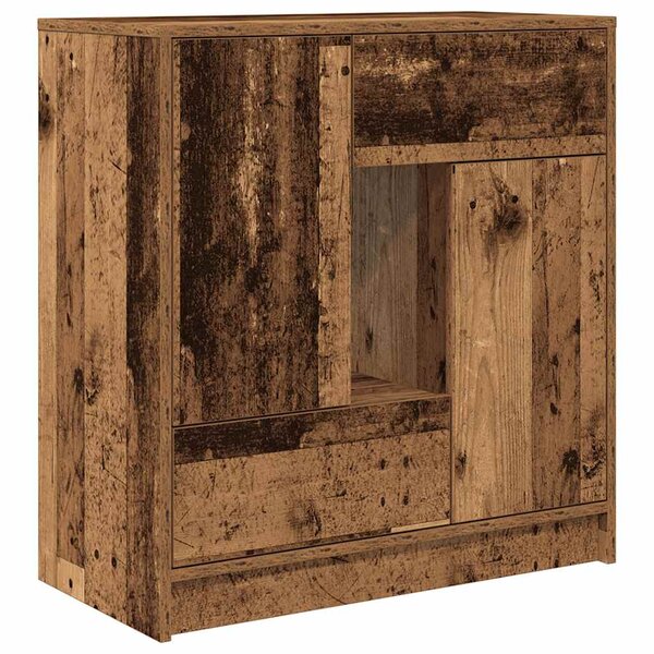 vidaXL Buffet avec tiroirs et portes vieux bois 70 5x34x74 5 cm
