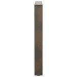 vidaXL Pieds de table à manger en forme de V  2 pièces  acier naturel  60 x (72-73 3) cm