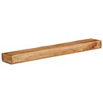 vidaXL Étagères murales 2 Pièces 100x17x8 cm bois massif d'acacia