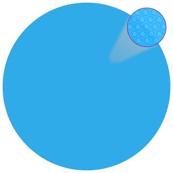 vidaXL Couverture de piscine ronde 549 cm PE Bleu