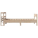 vidaXL Cadre de lit sans matelas 90x190 cm bois de pin massif