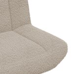 vidaXL Fauteuil d'Accent Gris Clair Tissu en Polyester Standard Pivotant