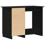 vidaXL Bureau Chêne noir 100 x 50 x 76 cm Bois d'ingénierie