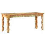 Banc banquette 110 x 35 x 45 cm bois de récupération massif 02_0011014
