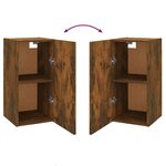 vidaXL Ensemble de meubles TV 7 Pièces Chêne fumé Bois d'ingénierie