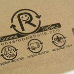 Enveloppes à bulles recyclées RENEW D/4 format 180x265 mm