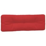 vidaXL Coussins de palette lot de 3 rouge tissu