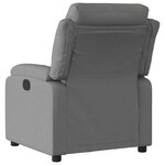 vidaXL Fauteuil inclinable Gris foncé Tissu