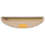 vidaXL Tapis d'escalier autocollants 30 Pièces 56x17x3 cm beige foncé