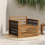 vidaXL Sofa de milieu extérieur Naturel