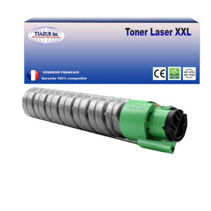 Toner compatible avec ricoh aficio spc410dn  spc411dn  spc420dn  type 245 remplace ricoh 888312 -noire -15 000 pages - t3azur