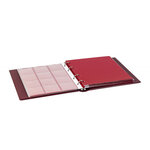 Album numismatique Karat Classic avec 10 feuilles. Couleur - Bordeaux