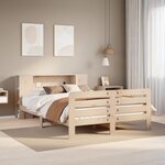vidaXL Cadre de lit sans matelas 120x200 cm bois de pin massif