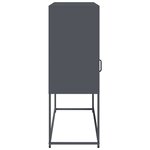 vidaXL Buffet anthracite 100 5x39x107 cm acier laminé à froid