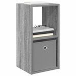 vidaXL Table de chevet avec tiroir Gris Sonoma 30 5 x 27 x 59 5 cm