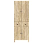 vidaXL Ensemble de Meubles 2 Pièces 66 x 34 5 x 90 cm Bois d'ingénierie