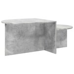 vidaXL Table basse Gris béton 100 x 50 x 40 cm Bois d'ingénierie