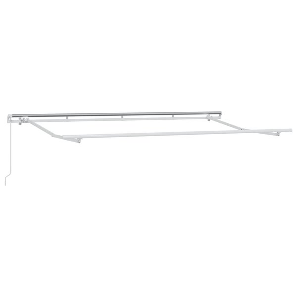 vidaXL Cadre de Store Rétractable à Manivelle 4x2 cm Métal