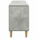 vidaXL Meuble TV Gris béton 150 x 31 x 50 cm Bois d'ingénierie
