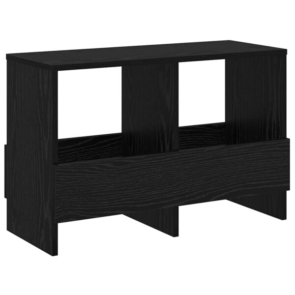 vidaXL Étagère à magazines Chêne noir 68 5 x 30 x 45 cm