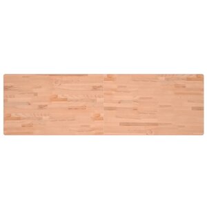 vidaXL Dessus de bureau 180x55x2 5 cm bois massif de hêtre