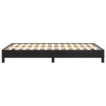 vidaXL Cadre de lit sans matelas noir 120x190 cm similicuir