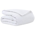 vidaXL Couettes et duvets Blanc 155 x 200 cm Bas
