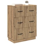 vidaXL Armoire à tiroirs Chêne artisanal 66 x 34 5 x 87 cm