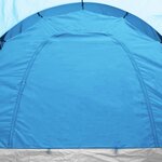 vidaXL Tente de camping pour 6 personnes bleu et bleu clair