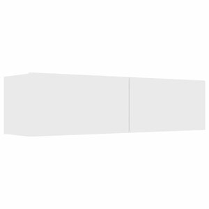 vidaXL Meuble TV Blanc 120x30x30 cm Bois d’ingénierie