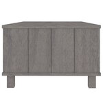 vidaXL Table basse HAMAR Gris clair 100x55x35 cm Bois massif de pin
