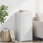 vidaXL Buffet blanc 40x42 5x93 cm bois d'ingénierie