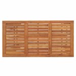 vidaXL Ensemble de bar de jardin 5 Pièces marron bois massif acacia rotin