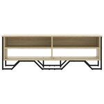 vidaXL Meuble TV chêne sonoma 122x34x41 cm bois d'ingénierie