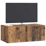 vidaXL Meuble TV mural Bois ancien 78 5 x 41 x 30 cm Bois d'ingénierie